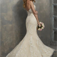 Christina Wu 19123 Illusion Back Strapless Sweetheart Wedding Gown