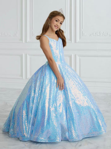 Tiffany Princess by Christina Wu 13675 Girls Sequin Ball Gown