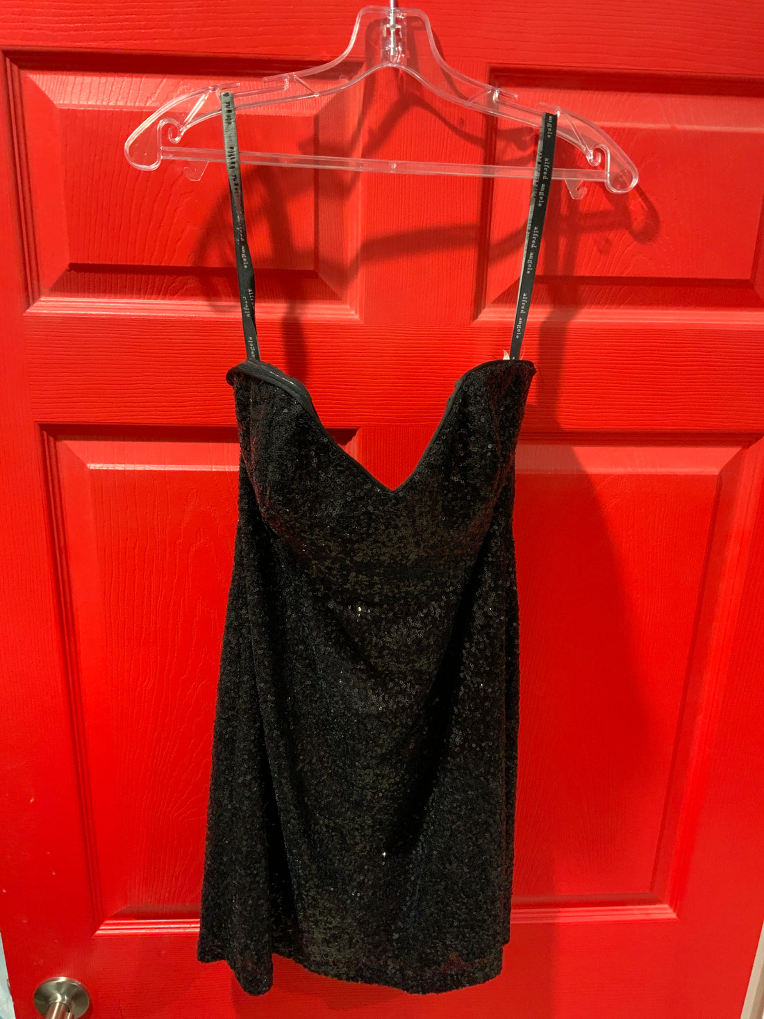 Alfred Angelo Black Sequin Dress