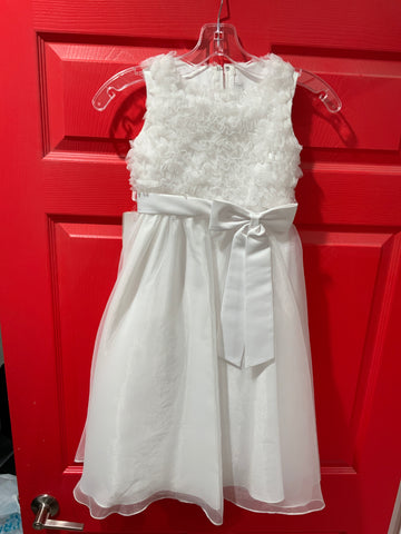 Eden Bridals White Flower Girl Dress