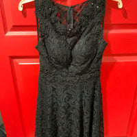 For You Dress Red Lace Detailed Formal Dress